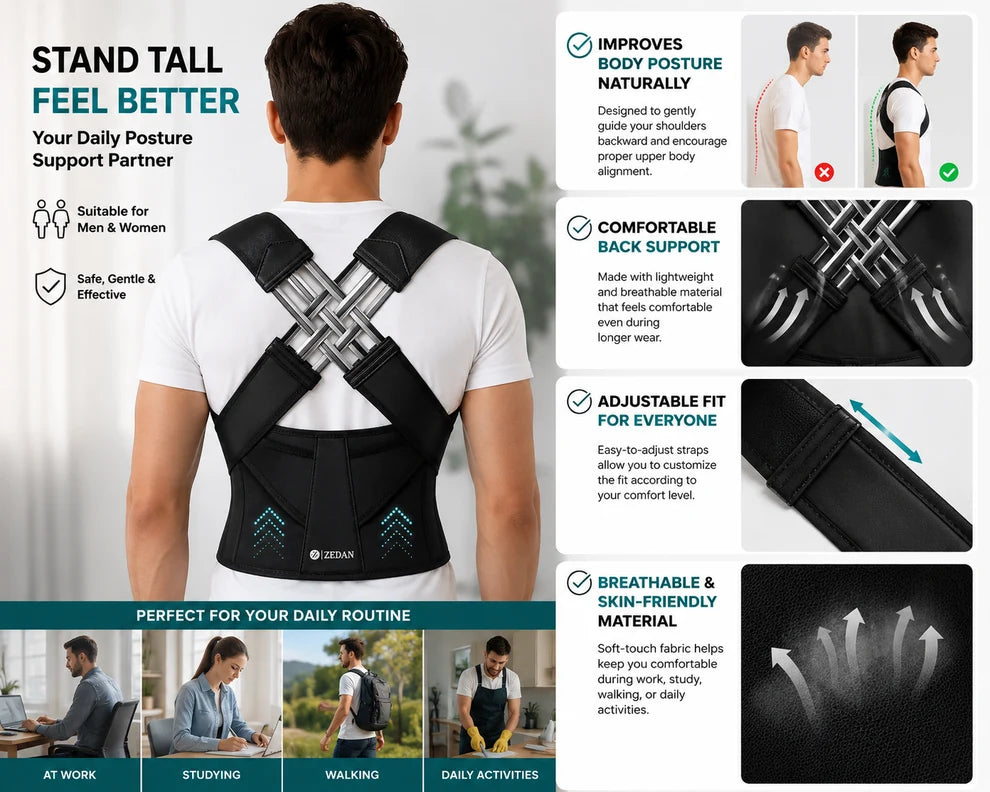 Premium Adjustable Posture Corrector